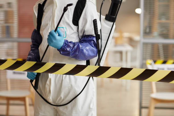 Professional Blood Cleanup technician working in Lucerne, CA